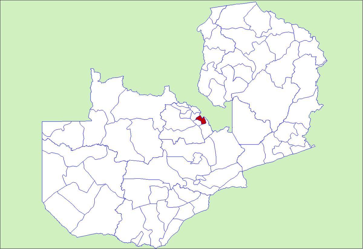Kaart ndola Sambia