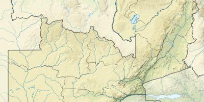 Kaart Sambia jõgi 